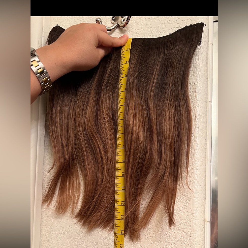 Halocouture Balayage layered extensions